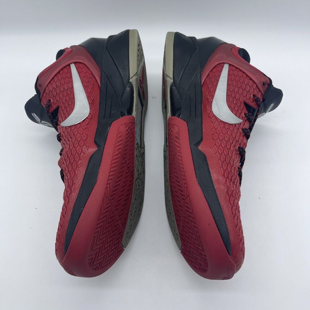 Nike Zoom Kobe 7 System TB Men's Size 12.5 Basketball Shoes 517359-600 Red/Black - Picture 5 of 10